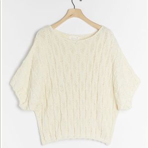 New Anthropologie Adella Knit Pullover shirt🧵